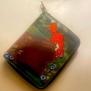 Loungefly Green and Red Fox Wallet